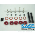Password Jdm Valve Cover Washers D-Series 5 Pack Red, Silver, Black, Grey, Purple, Green, Blue, Gold
